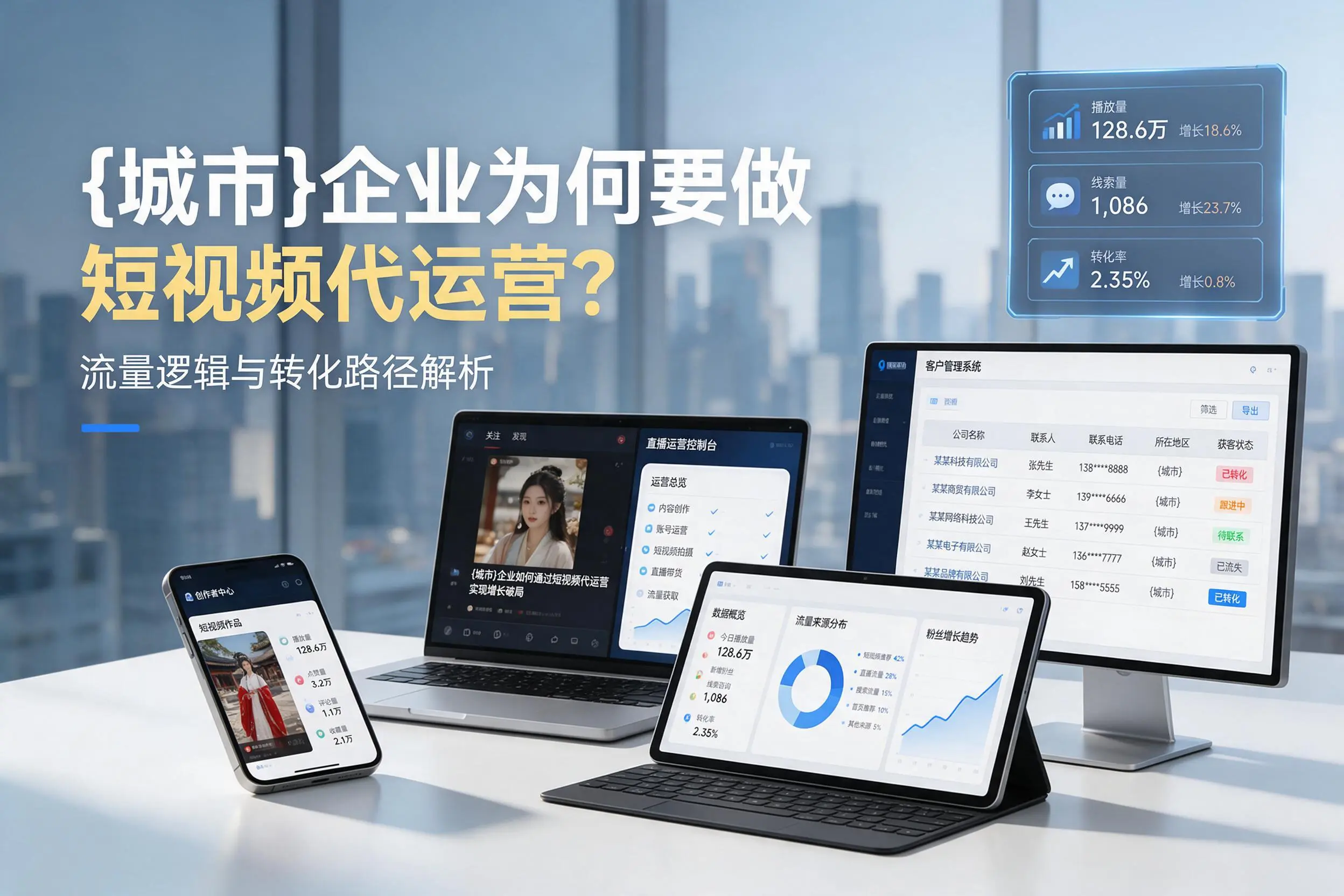 泰安企业为何要做短视频代运营?流量逻辑与转化路径解析
