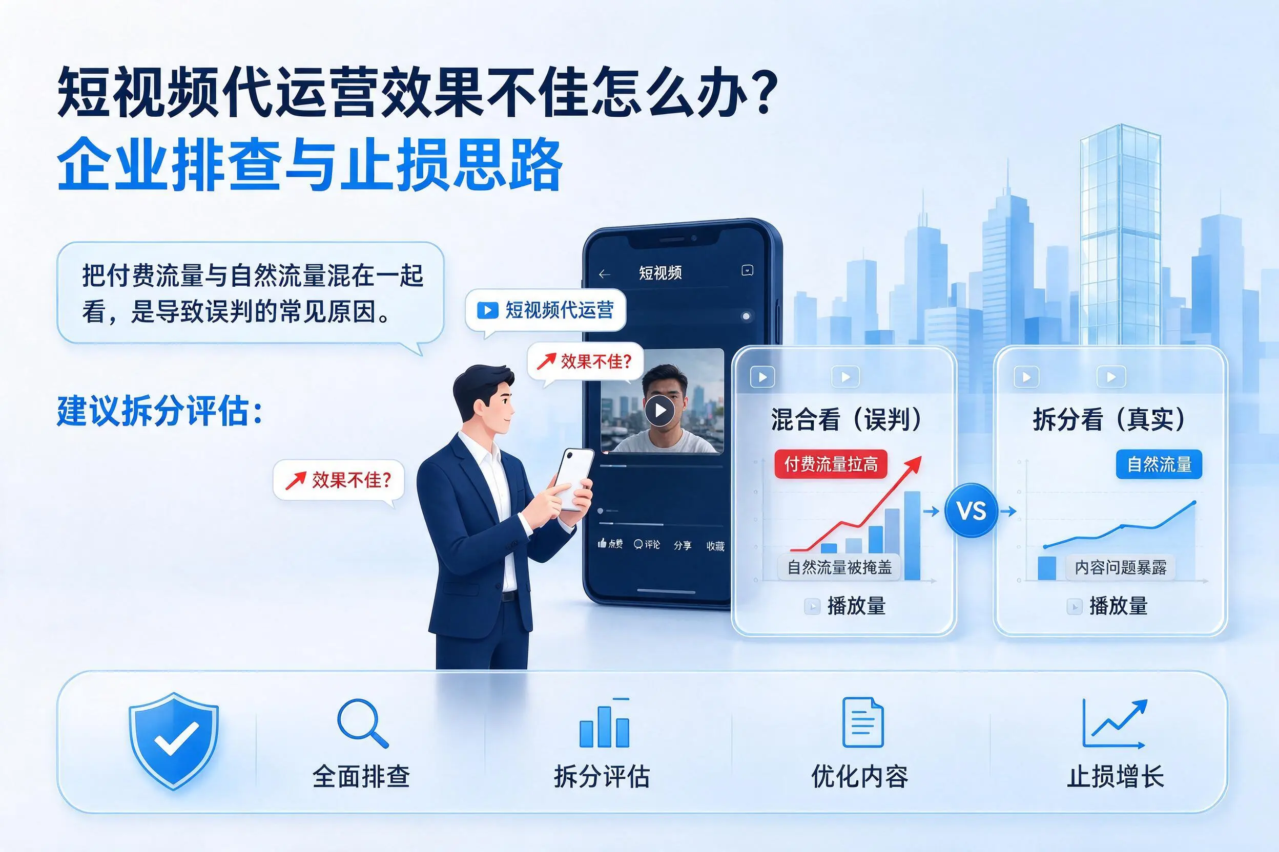短视频代运营效果不佳怎么办?泰安企业排查与止损思路
