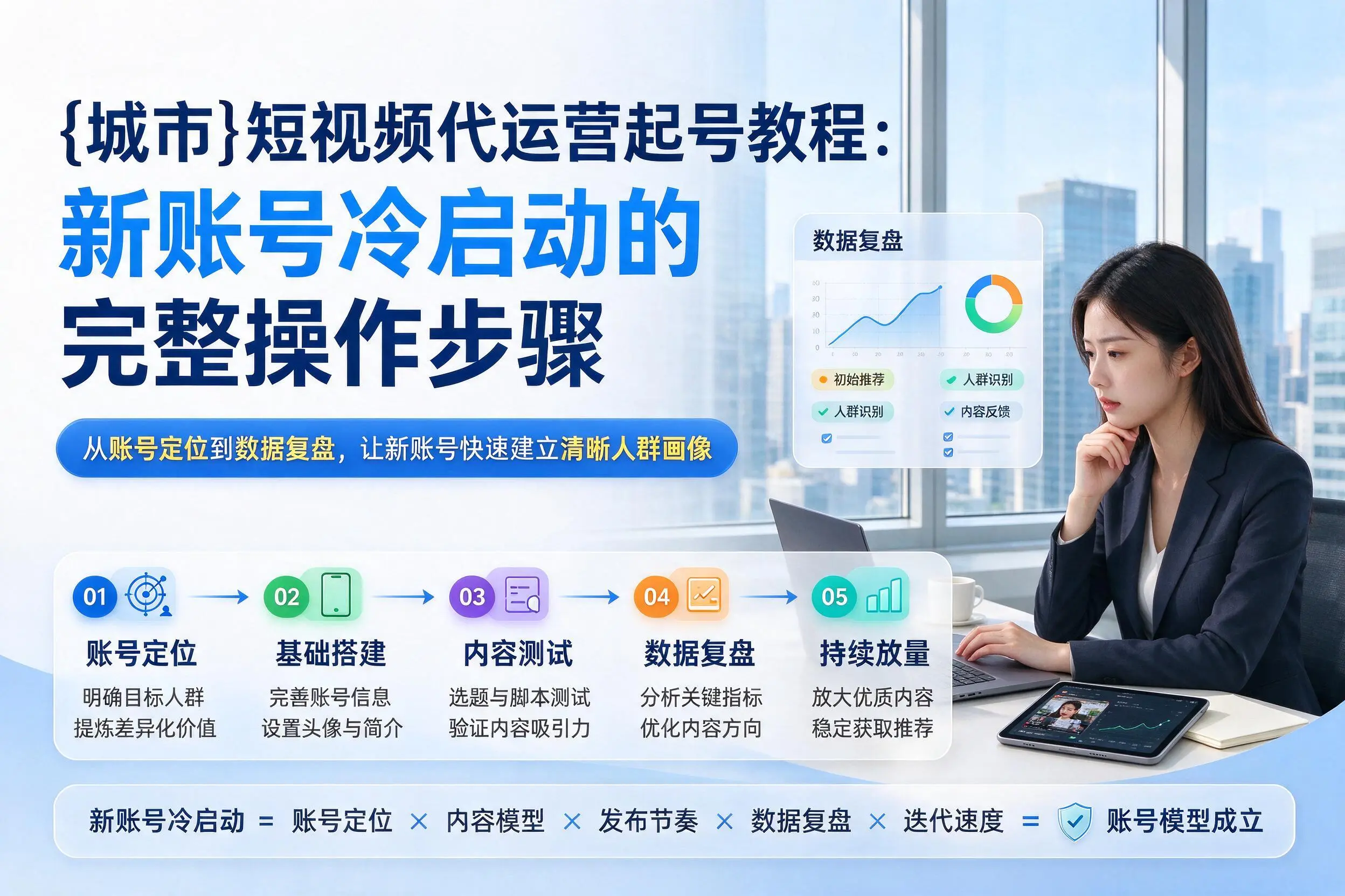 泰安短视频代运营起号教程：新账号冷启动的完整操作步骤