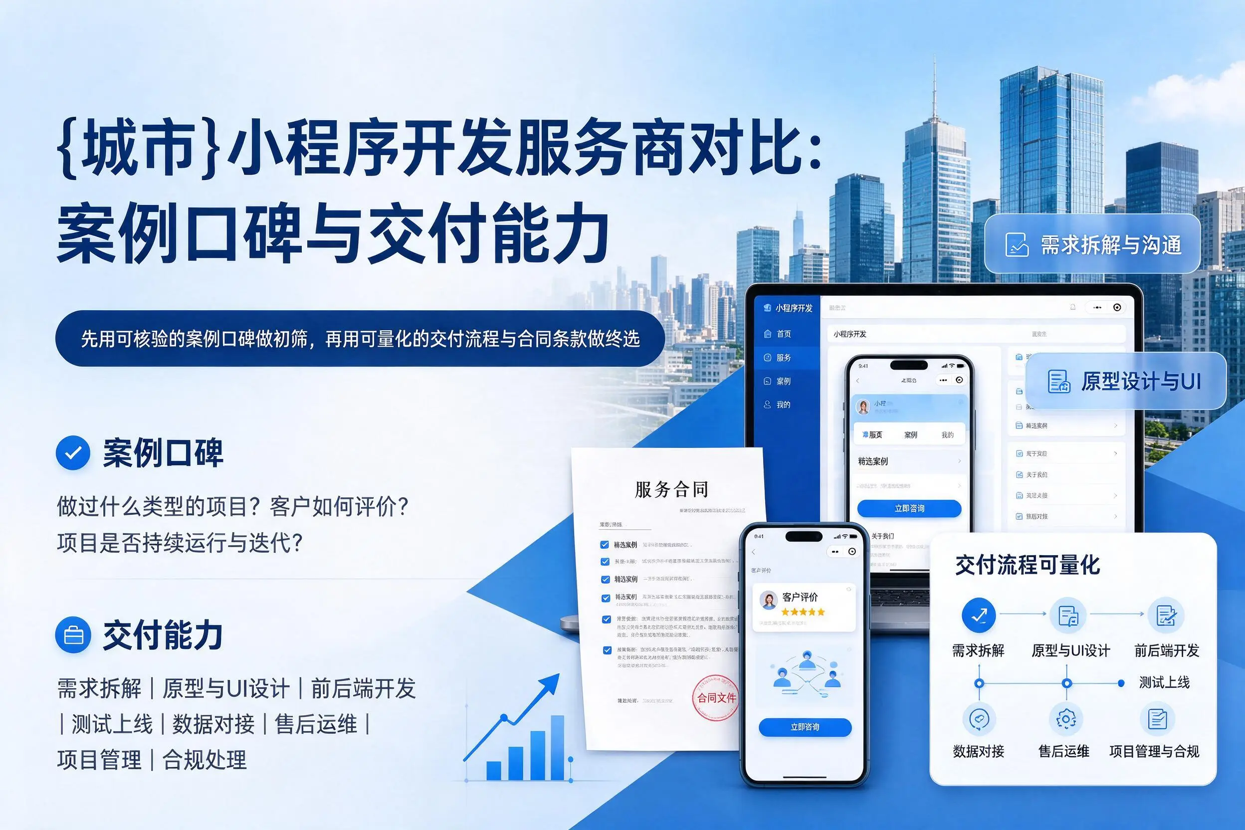 泰安小程序开发服务商对比：案例口碑与交付能力