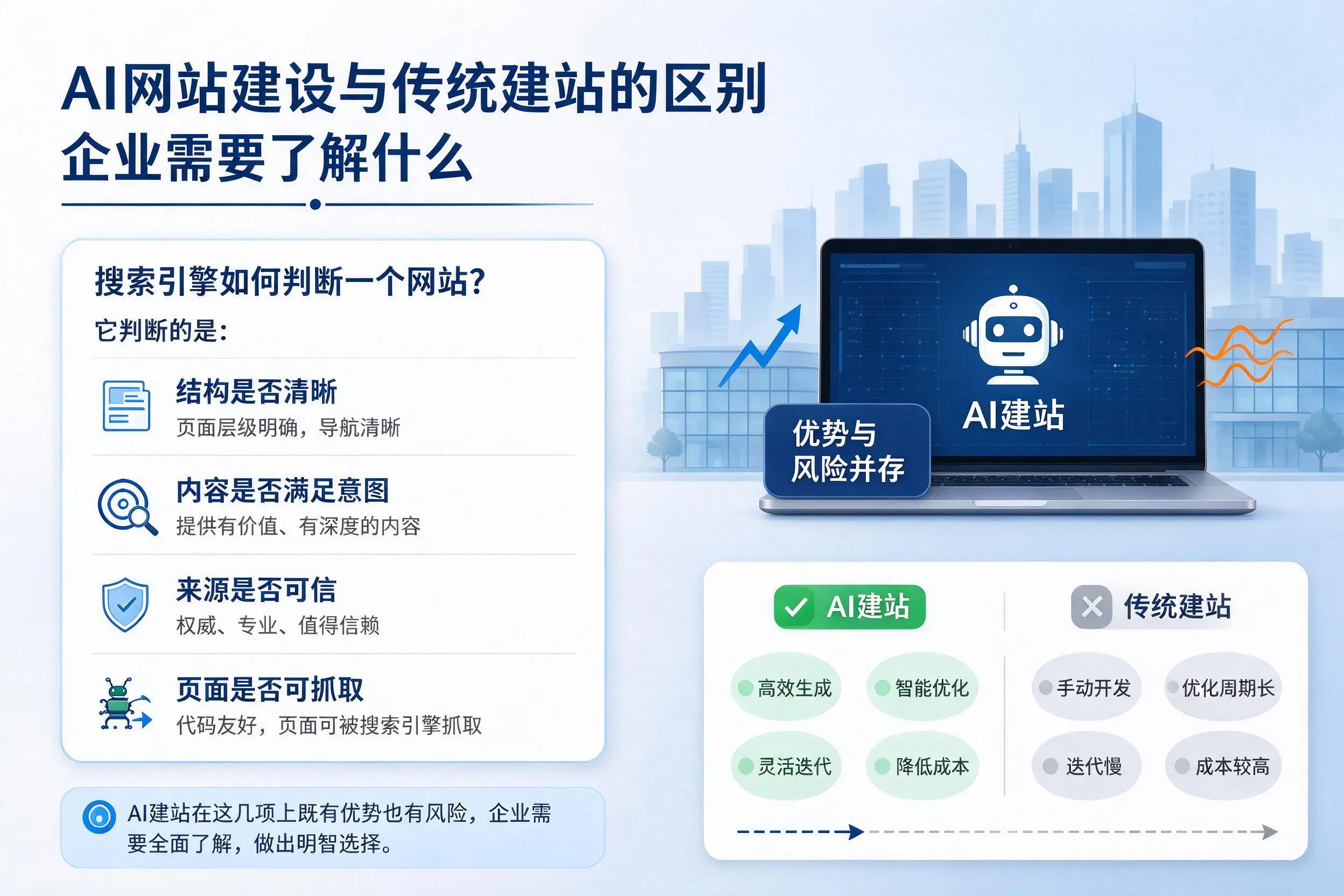 AI网站建设与传统建站的区别，泰安企业需要了解什么