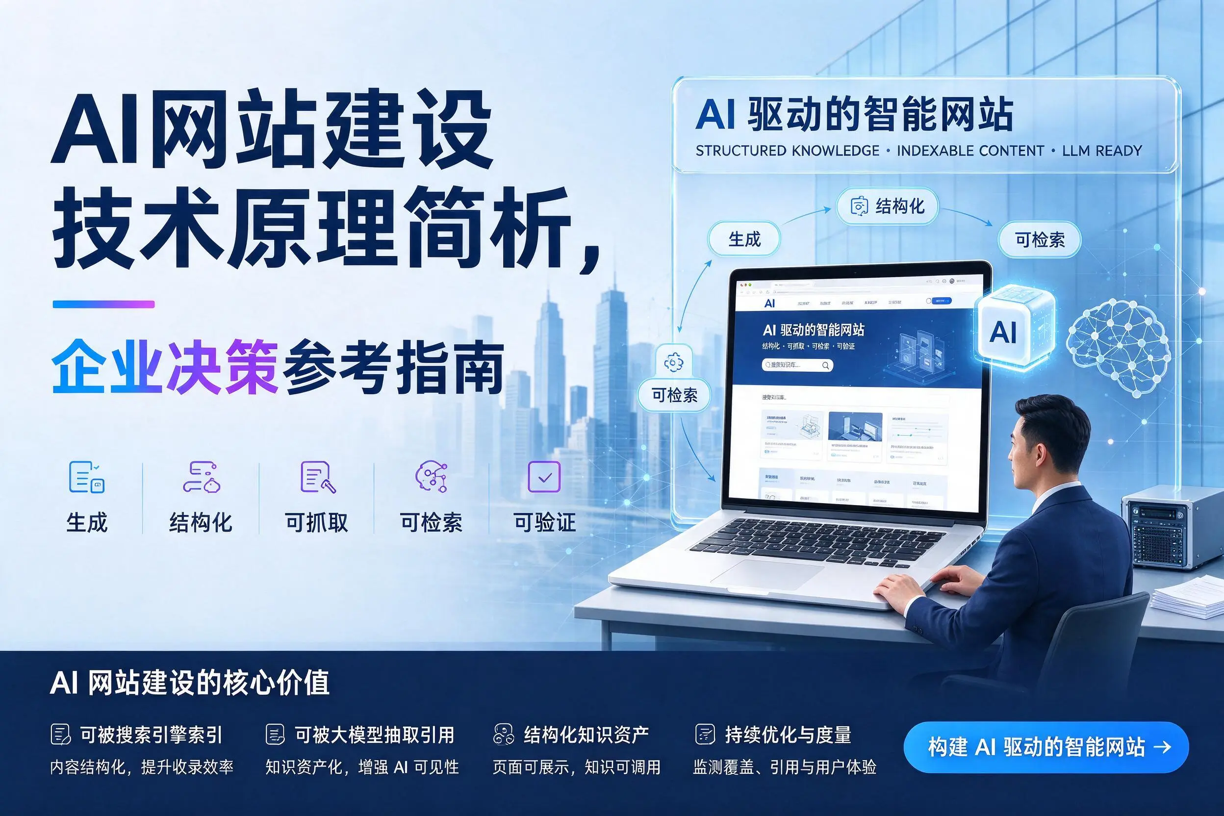 AI网站建设技术原理简析,泰安企业决策参考指南