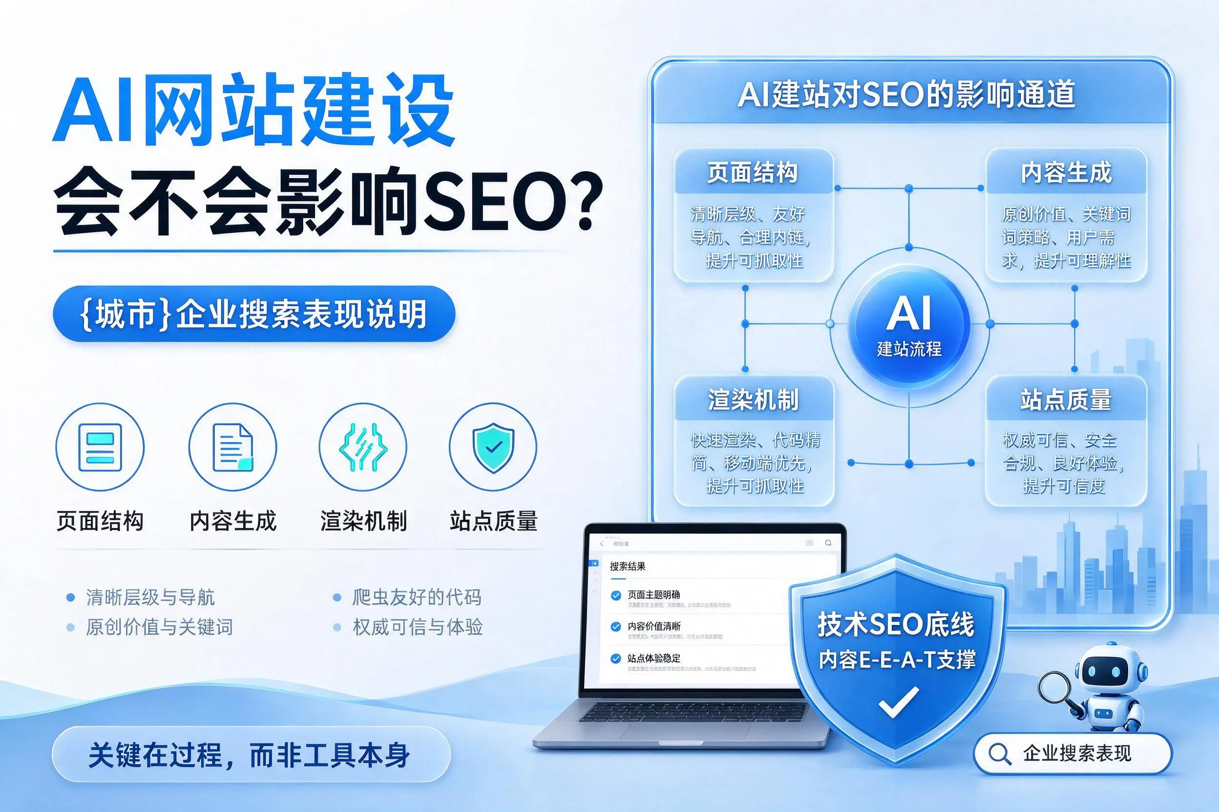 AI网站建设会不会影响SEO？泰安企业搜索表现说明