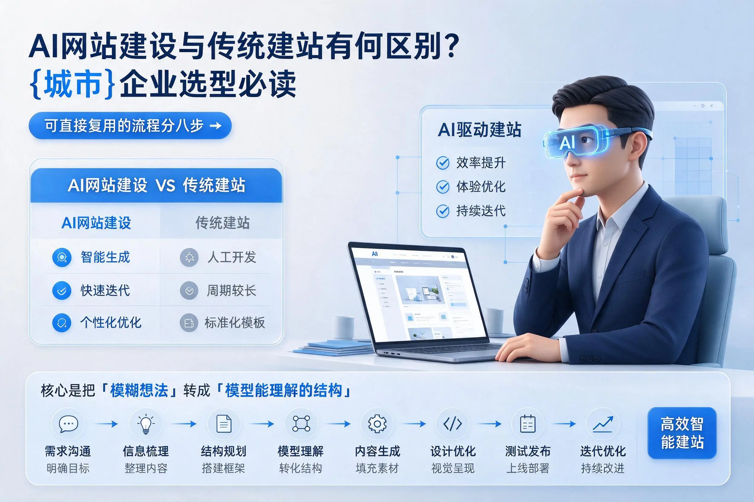 AI网站建设与传统建站有何区别?泰安企业选型必读