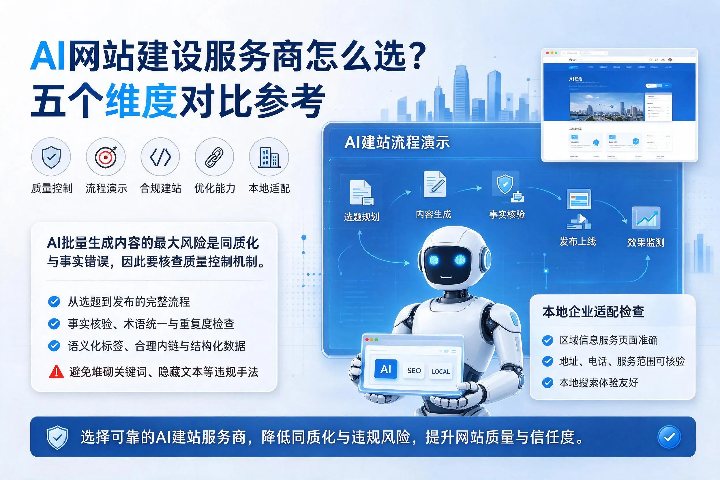 泰安AI网站建设服务商怎么选?五个维度对比参考